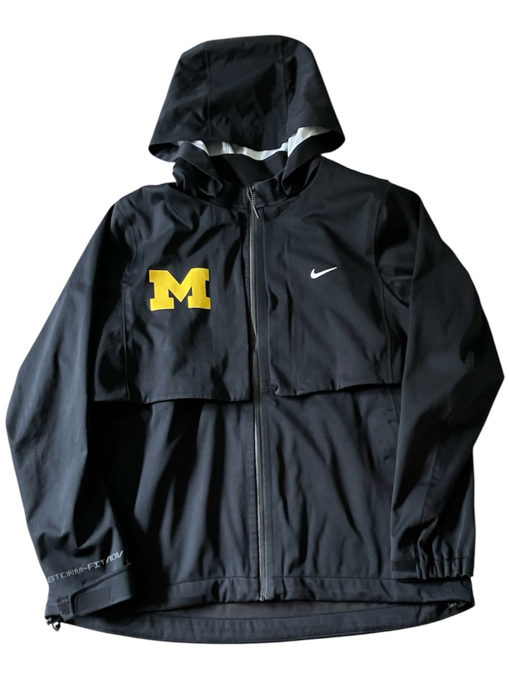 Nike Storm-FIT ADV Michigan Wolverines 2-in-1 Convertible Golf Jacket Vest M